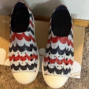 Native Shoes Regatta Red, White, and Blue